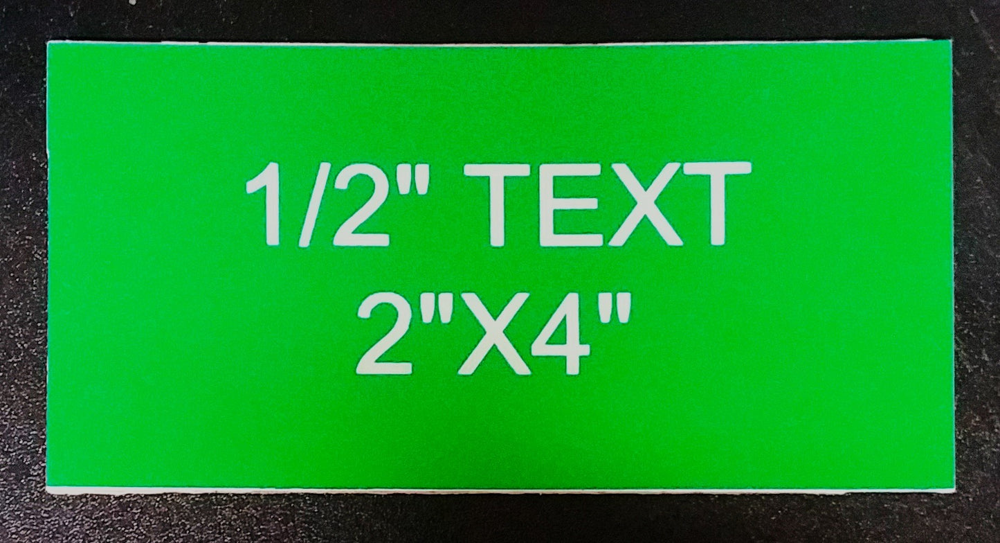 Plastic Phenolic Label